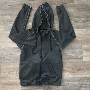 XS Sport Dark Gray Zip-Up Hoodie